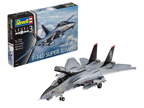 Revell Grumman F-14D Super Tomcat 1/72 plastikinis lėktuvo modelis