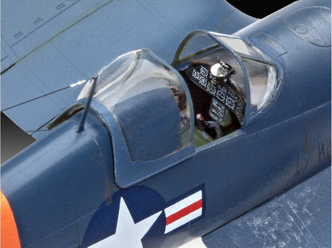 Revell F4U-4 Corsair 1/72 dovanų rinkinys su dažais ir klijais