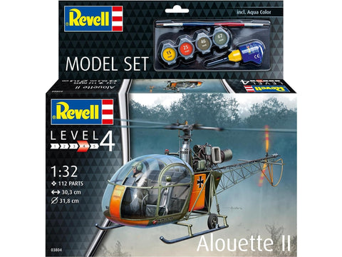 Revell Aerospatiale Alouette II sraigtasparnis 1/32 dovanų rinkinys