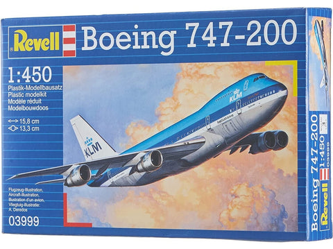 Revell Boeing 747-200 1:450 plastikinis lėktuvo surinkimo rinkinys (03999)