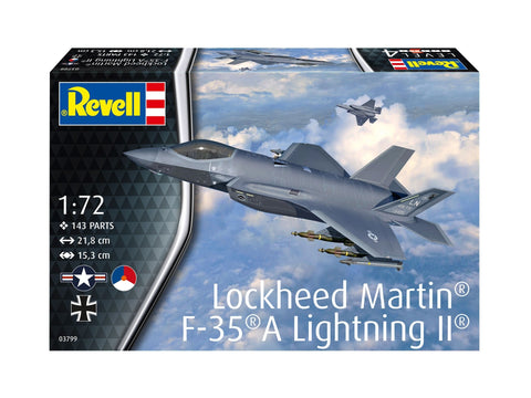 Revell Lockheed Martin F-35A Lightning II 1/72 modelio rinkinys 03799