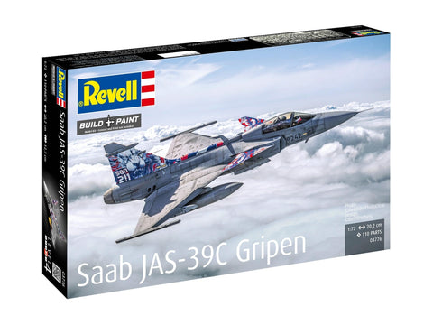 Revell Saab JAS-39C Gripen 1/72 plastikinis lėktuvo surinkimo rinkinys