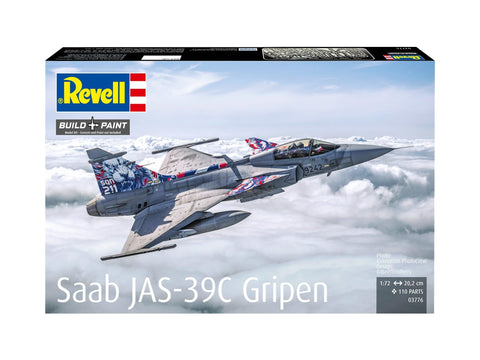 Revell Saab JAS-39C Gripen 1/72 plastikinis lėktuvo surinkimo rinkinys