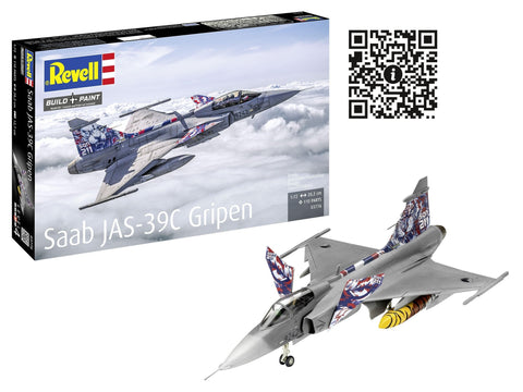 Revell Saab JAS-39C Gripen 1/72 plastikinis lėktuvo surinkimo rinkinys