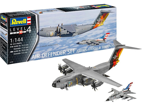 Revell A400M Atlas + Tornado IDS Air Defender 2023 1/144 plastikinis modelis