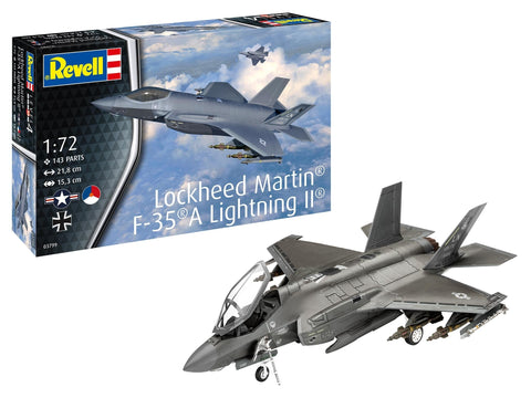Revell Lockheed Martin F-35A Lightning II 1/72 modelio rinkinys 03799