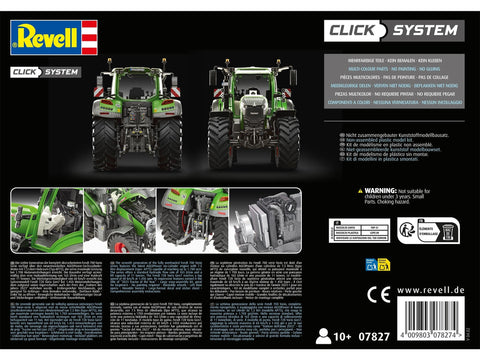 Revell Fendt F20 Dieselroß traktoriaus modelis 1/20 easy-click