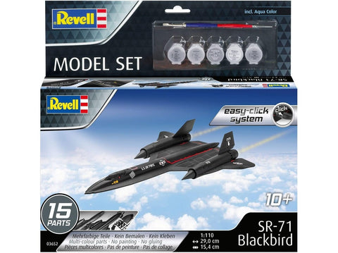 Revell SR-71 Blackbird dovanų rinkinys Easy-Click 1/110 (63652)