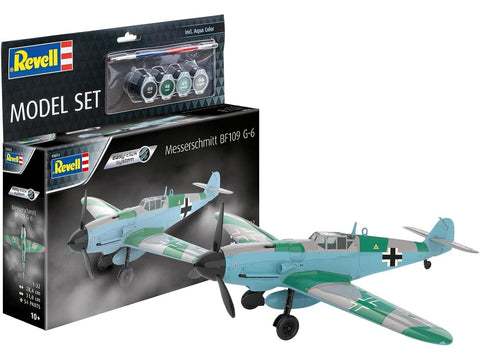 Revell Messerschmitt Bf 109G-6 1/32 Easy-Click dovanų rinkinys (63653)