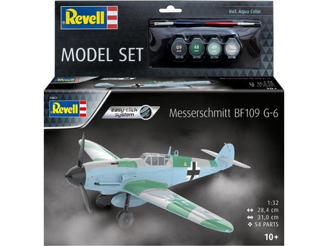 Revell Messerschmitt Bf 109G-6 1/32 Easy-Click dovanų rinkinys (63653)