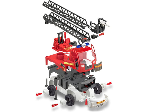 Revell First Construction gaisrinis automobilis su kopėčiomis 1:20, 30 cm, 4+