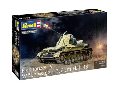 Revell Flakpanzer IV „Möbelwagen“ 3.7 cm Flak 43, 1:72 modelis
