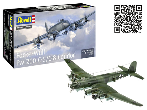 Revell Focke-Wulf Fw 200 Condor C-5/C-8 1/72 plastikinis lėktuvo modelis