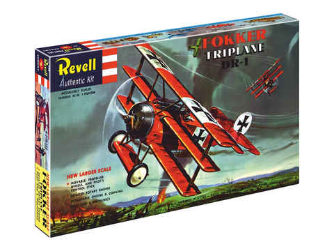 Surenkamas lėktuvo modelis Revell Fokker DR-1 triplanas 1/28 03762