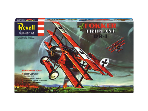 Surenkamas lėktuvo modelis Revell Fokker DR-1 triplanas 1/28 03762
