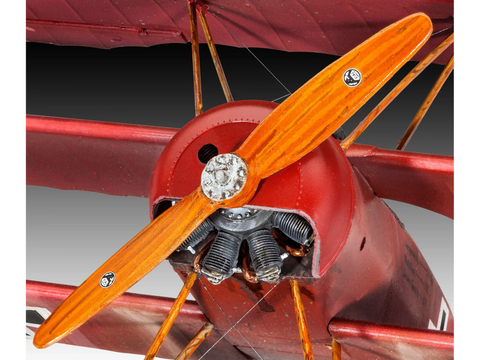 Surenkamas lėktuvo modelis Revell Fokker DR-1 triplanas 1/28 03762