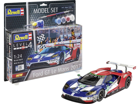 Revell Ford GT Le Mans 2017 dovanų rinkinys 1:24 su dažais ir klijais