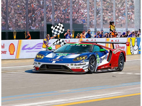 Revell Ford GT Le Mans 2017 dovanų rinkinys 1:24 su dažais ir klijais