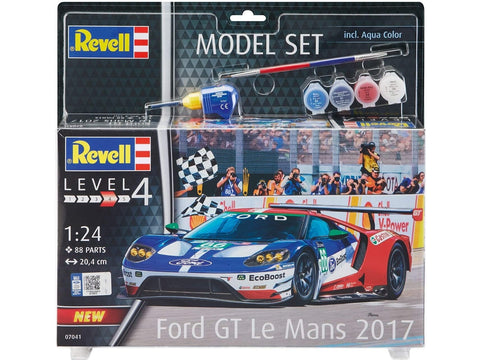 Revell Ford GT Le Mans 2017 dovanų rinkinys 1:24 su dažais ir klijais