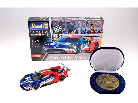 Revell Ford GT Le Mans 2017 dovanų rinkinys 1:24 su dažais ir klijais