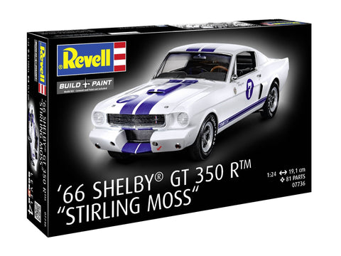 Revell Ford Mustang 1966 Shelby GT350R „Stirling Moss“ 1:24 surinkimo rinkinys