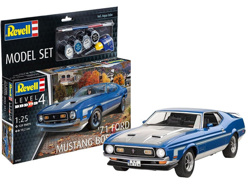 Revell Ford Mustang Boss 351 1971 dovanų rinkinys 1:25