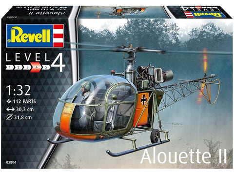 Revell Aerospatiale Alouette II 1/32 plastikinis sraigtasparnio modelis