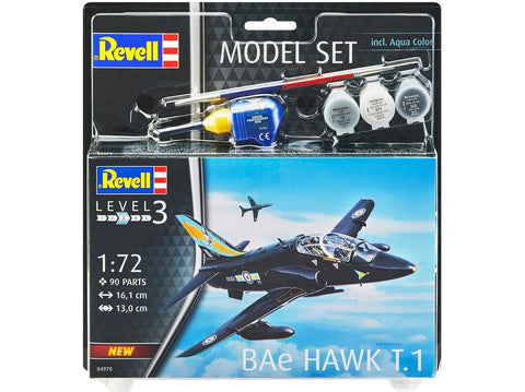 Revell BAe Hawk T.1 dovanų komplektas 1/72 – su dažais ir klijais