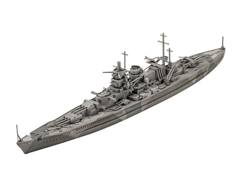 Revell Gneisenau karo laivo modelis 1:1200 dovanų rinkinys