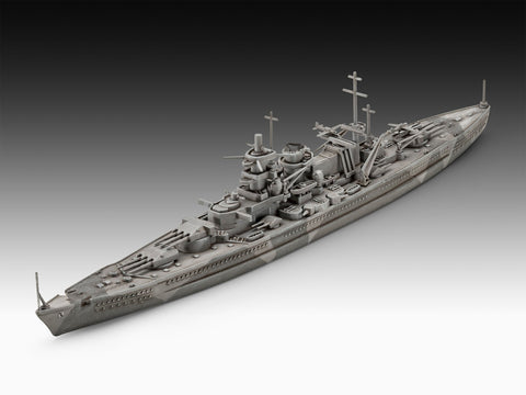 Revell Gneisenau karo laivo modelis 1:1200 dovanų rinkinys