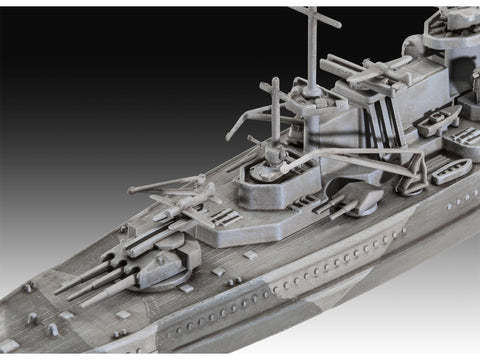 Revell Gneisenau karo laivo modelis 1:1200 dovanų rinkinys