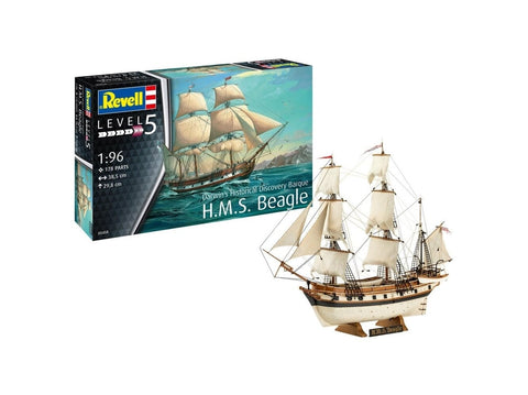 Revell HMS Beagle 1/96 surenkamas plastikinis laivo modelis