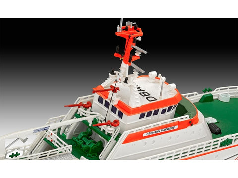 Revell Hermann Marwede DGzRS gelbėjimo laivas 1/200 plastikinis modelis