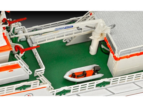 Revell Hermann Marwede DGzRS gelbėjimo laivas 1/200 plastikinis modelis