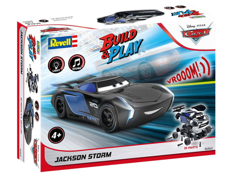 Revell Jackson Storm Disney Cars 1/20 – surenkamas, šviesos ir garsas