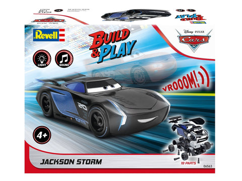 Revell Jackson Storm Disney Cars 1/20 – surenkamas, šviesos ir garsas