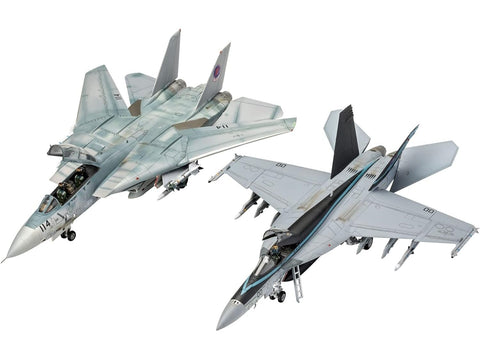 Revell Top Gun Maverick F/A-18E Super Hornet & F-14D Tomcat dovanų rinkinys 1/72