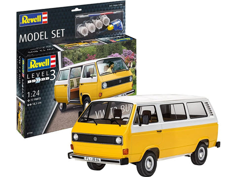 Revell VW T3 Bus dovanų rinkinys 1:24 – plastikinis surinkimo komplektas