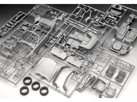 Revell Mercedes-Benz 300 SL kupė plastikinis modelis 1:24 dovanų rinkinys