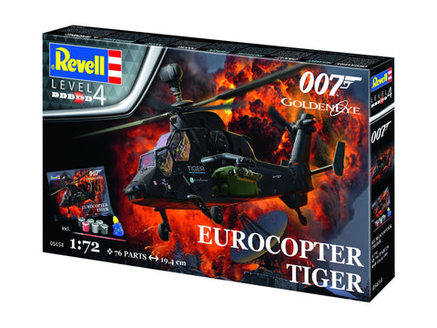 Revell 007 GoldenEye Eurocopter Tiger dovanų rinkinys 1/72 (05654)