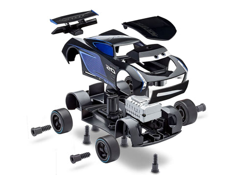 Revell Jackson Storm Disney Cars 1/20 – šviesos ir garsai, surenkamas auto