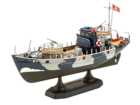 Revell KFK Kriegsfischkutter 1:144 surenkamas plastikinis laivo modelis 05242