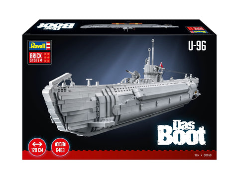 Revell Das Boot povandeninio laivo konstruktorius 1:56, 6483 det., 18+