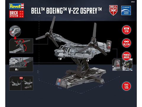 Bell Boeing V-22 Osprey konstruktorius su 3730 detalių, 18+