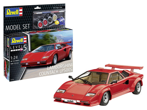 Revell Lamborghini Countach LP500S 1/24 – plastikinis dovanų rinkinys