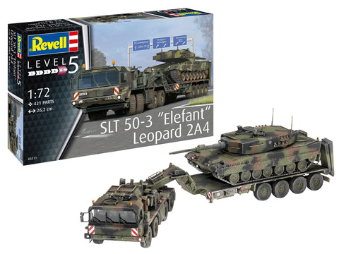 Revell SLT 50-3 Elefant & Leopard 2A4 1/72 plastikinis modelis