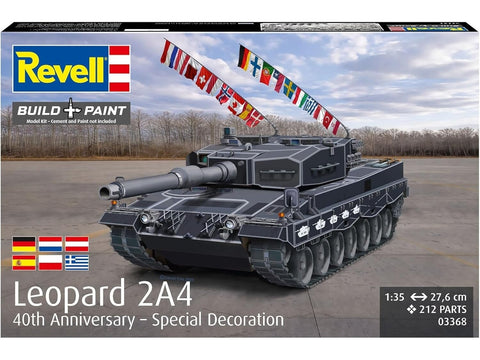 Revell Leopard 2A4 40-mečio specialus dekoras – 1/35 tanko modelis