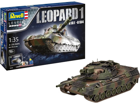 Revell Leopard 1A1A1/A1A4 1/35 tanko dovanų rinkinys su dažais ir klijais