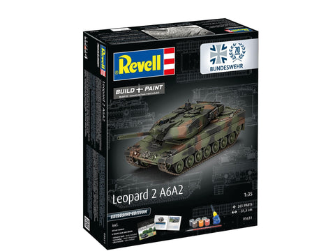 Revell Leopard 2A6MA2 1/35 dovanų rinkinys „70 metų Bundeswehr“