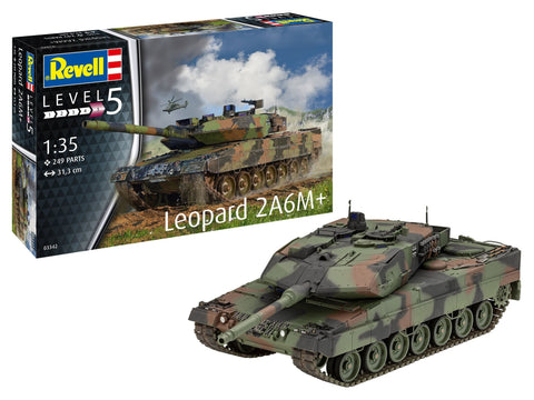 Revell Leopard 2 A6M+ 1/35 plastikinis tanko modelio rinkinys (03342)